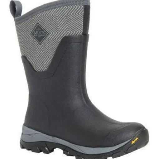 Muck Women's Arctic Ice AGAT Mid WP Outdoor Boot - Black - ASVMA-101