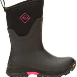 Muck Women's Arctic Ice Vibram WP Terrain Mid Work Boot -Black- ASVMA404