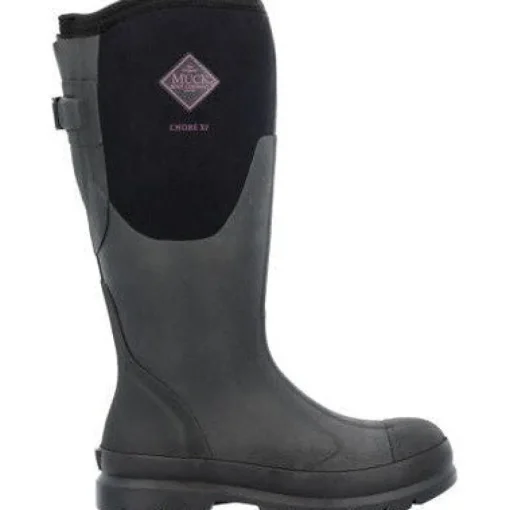 Muck Women's Chore Wide Calf Soft Toe WP Work Boot - Black - WCXF000