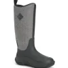 Muck Women's Hale Waterproof Pull-On Outdoor Boot - Black - HAW-1HB