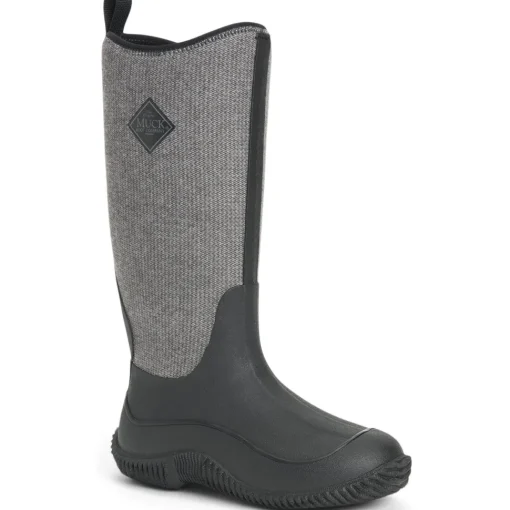 Muck Women's Hale Waterproof Pull-On Outdoor Boot - Black - HAW-1HB