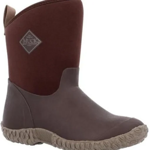 Muck Women's Muckster II Mid Waterproof Work Boot -Brown- WM2900