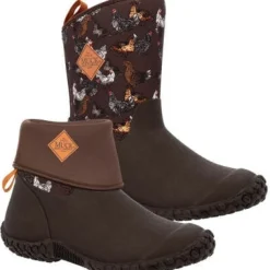 Muck Women's Muckster II Mid Waterproof Ankle Work Boot -Brown- WM29CK