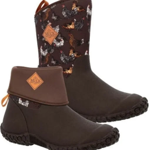 Muck Women's Muckster II Mid Waterproof Ankle Work Boot -Brown- WM29CK
