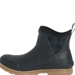 Muck Women's Original Ankle Plaid WP Work Boot - Black - OAW-1PLD