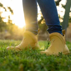 Muck Women's Original Waterproof Ankle Work Boot -Yellow- OAW8DOT