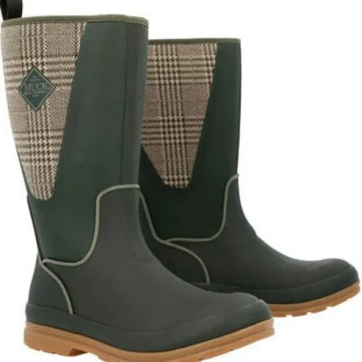 Muck Women's Originals 11" Soft Toe WP Work Boot - Moss - MOTW300