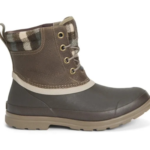 Muck Women's Originals Duck Lace Waterproof Duty Boot- Brown- ODLW-109