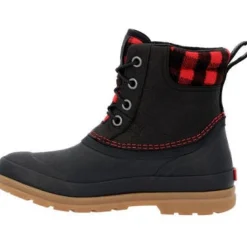 Muck Women's Originals Leather Duck Lace WP Work Boot - Black - ODLW6PLD