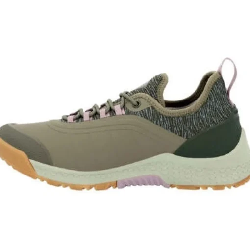 Muck Women's Outscape Lace Up WP Work Shoe -Olive- OSLW300