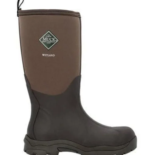 Muck Women's Wetland Waterproof Work Boot -Brown- WMT998K