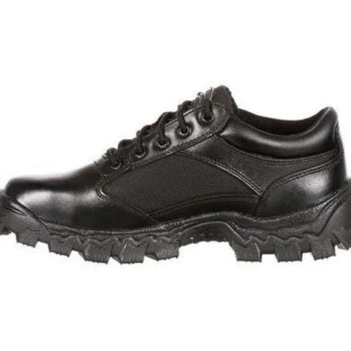 Rocky Men's Alpha Force 4" Soft Toe Oxford Work Shoe -Black- FQ0002168