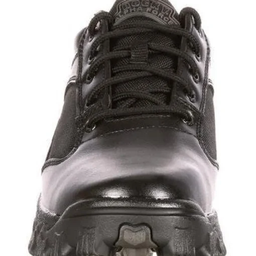 Rocky Men's Alpha Force 4" Soft Toe Oxford Work Shoe -Black- FQ0002168
