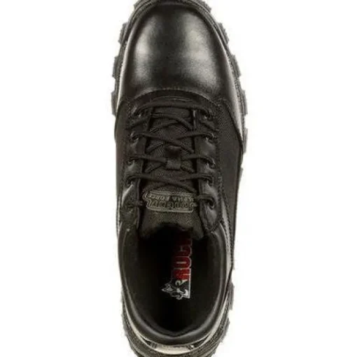 Rocky Men's Alpha Force 4" Soft Toe Oxford Work Shoe -Black- FQ0002168