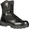 Rocky Men's Alphaforce 8" Zipper WP Duty Boot - Black - FQ0002173