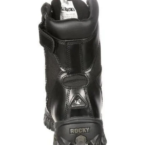 Rocky Men's Alphaforce 8" Zipper WP Duty Boot - Black - FQ0002173