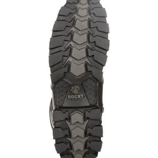 Rocky Men's Alphaforce 8" Zipper WP Duty Boot - Black - FQ0002173