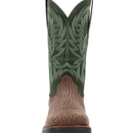 Rocky Men's Bronco 12" Comp Toe WP Western Classic Boot- Brown- RKW0454