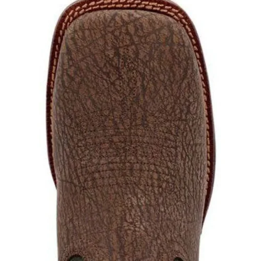 Rocky Men's Bronco 12" Comp Toe WP Western Classic Boot- Brown- RKW0454