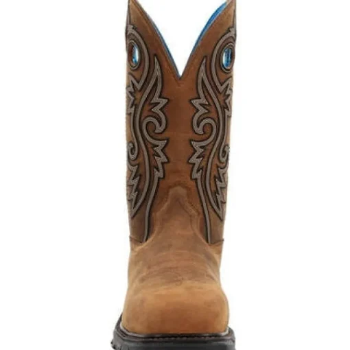 Rocky Men's Carbon 12" WP 6 Carbon Toe Western Work Boot -Brown- RKW0376