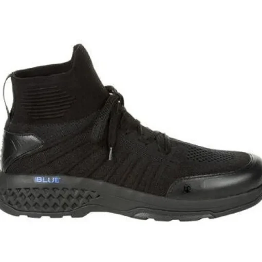 Rocky Men's Code Blue Knit 5" Soft Toe Public Service Shoe -Black- RKD0083