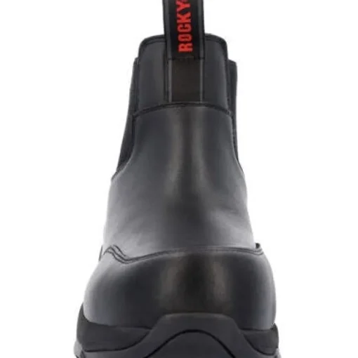 Rocky Men's Code Red Station 6" CT Slip On Work Boot -Black- RKD0114