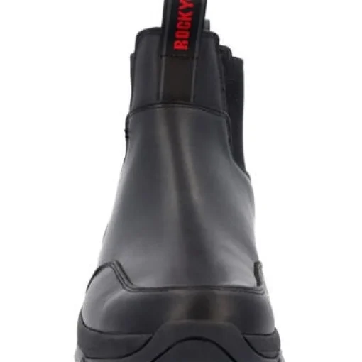 Rocky Men's Code Red Station 6" Slip On Work Boot -Black- RKD0115