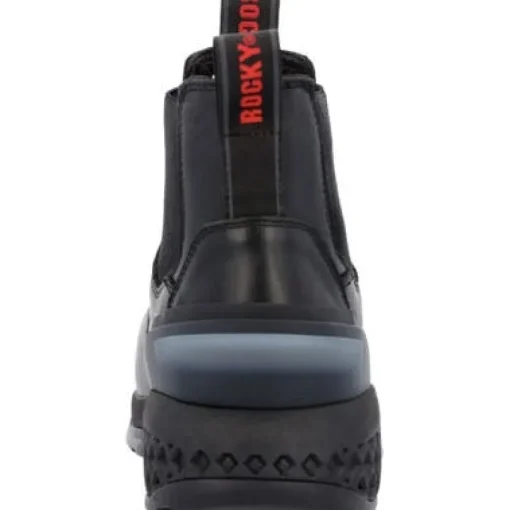Rocky Men's Code Red Station 6" CT Slip On Work Boot -Black- RKD0114