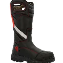 Rocky Men's Code Red Structure 14" WP NFPA Comp Toe Fire Boot -Black- RKD0087