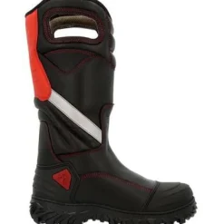 Rocky Men's Code Red Structure 14" WP NFPA Comp Toe Fire Boot -Black- RKD0087