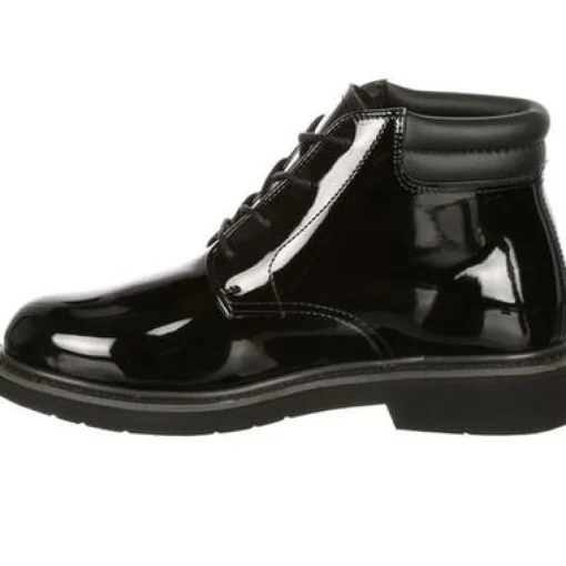 Rocky Men's Dress Leather High Gloss 5" Soft Toe WP Chukka Service Boot- FQ00500-8