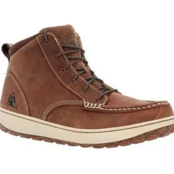Rocky Men's Dry Strike 5" Soft Toe Slip Resist Outdoor Shoe -Brown- RKS0632