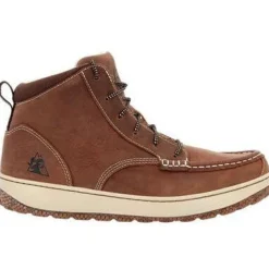 Rocky Men's Dry Strike 5" Soft Toe Slip Resist Outdoor Shoe -Brown- RKS0632