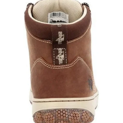 Rocky Men's Dry Strike 5" Soft Toe Slip Resist Outdoor Shoe -Brown- RKS0632