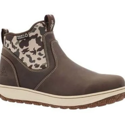 Rocky Men's Dry Strike Srx 6" Soft Toe WP Outdoor Boot- Duck Camo- RKS0650