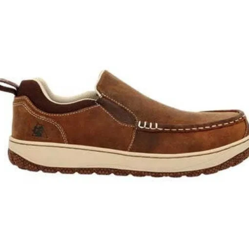 Rocky Men's Dry Strike Srx 3" CT Slip Resistant Work Shoe -Brown- RKK0464