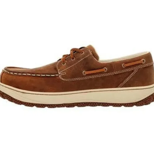Rocky Men's Dry Strike Srx 3" CT Slip Resistant Work Shoe -Brown- RKK0465