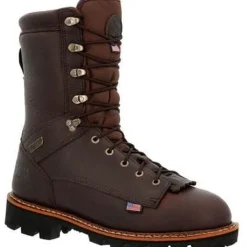 Rocky Men's Elk Stalker 10" Waterproof Outdoor Boot - Brown - RKS0564