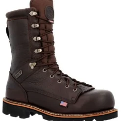 Rocky Men's Elk Stalker 10" WP Composite Toe Work Boot -Brown- RKK0399