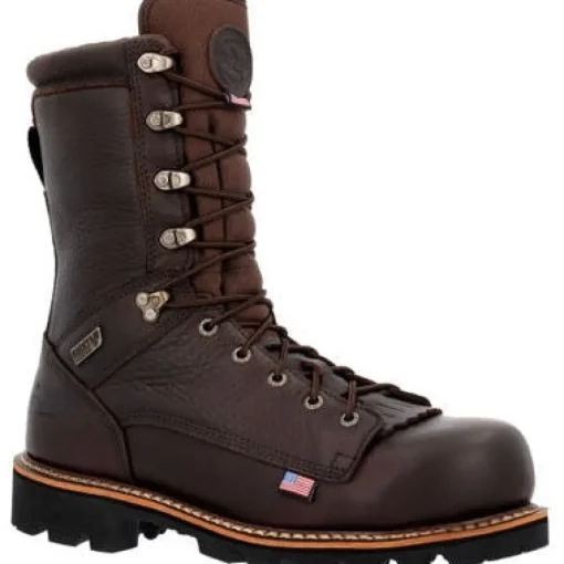 Rocky Men's Elk Stalker 10" WP Composite Toe Work Boot -Brown- RKK0399