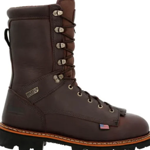Rocky Men's Elk Stalker 10" Waterproof Outdoor Boot - Brown - RKS0564