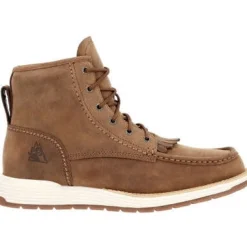 Rocky Men's Farmstead 6" Round Toe Western Work Boot Brown RKW0397