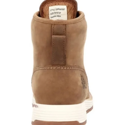 Rocky Men's Farmstead 6" Round Toe Western Work Boot Brown RKW0397