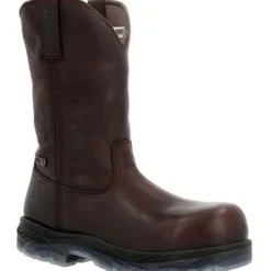 Rocky Men's Forge Wellington 11" WP Comp Toe Work Boot -Brown- RKK0389