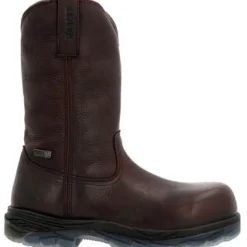 Rocky Men's Forge Wellington 11" WP Comp Toe Work Boot -Brown- RKK0389