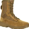 Rocky Men's Havoc Lightweight 8" Soft Toe Commercial Military Boot -Brown- RKC105