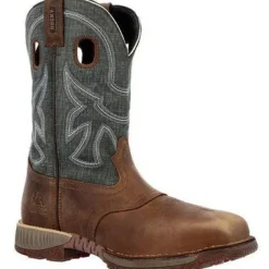 Rocky Men's Hi Wire 11" ST Waterproof Western Work Boot -Brown- RKW0426