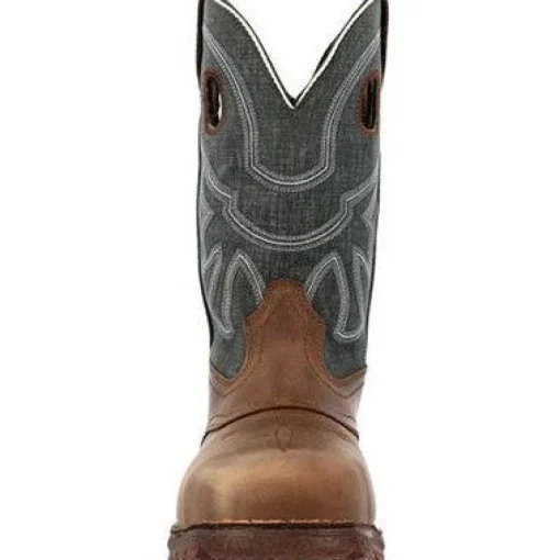 Rocky Men's Hi Wire 11" ST Waterproof Western Work Boot -Brown- RKW0426