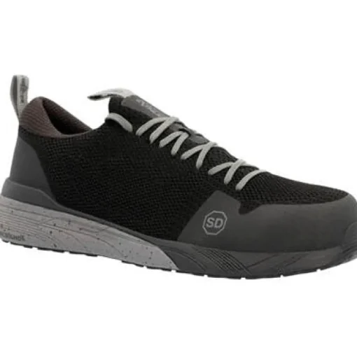 Rocky Men's Industrial Athletix 4" Comp Toe Work Shoe -Black Knit- RKK0384