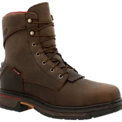 Rocky Men's Iron Skull 8" Comp Toe WP Lacer Western Work Boot- RKW0361